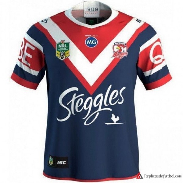 Camiseta Sydney Roosters Primera equipación 2018 Azul Rugby